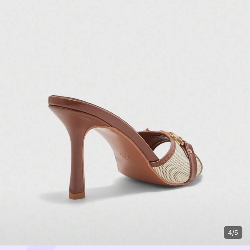Elegant Brown Women's Heels - Picture 4 of 6